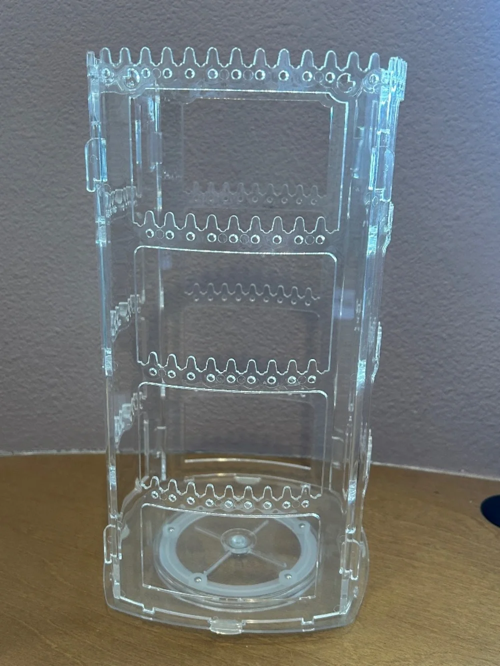 Spinning Acrylic Earring and Necklace Holder